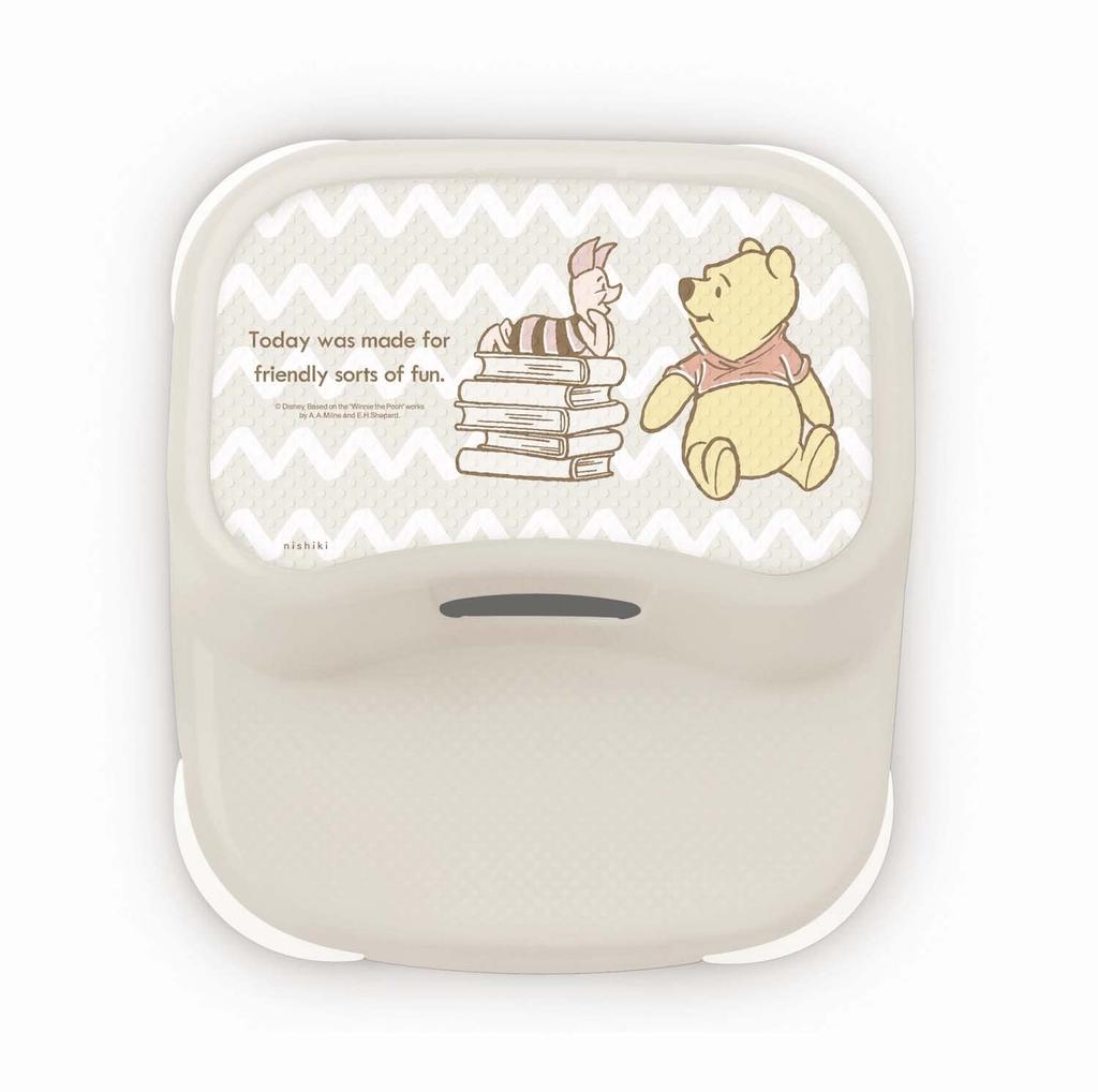 Nishiki Kasei Beans Winnie the X X 21 Cm Steps, Pooh, BE-tim Beige, 32.5 34.5