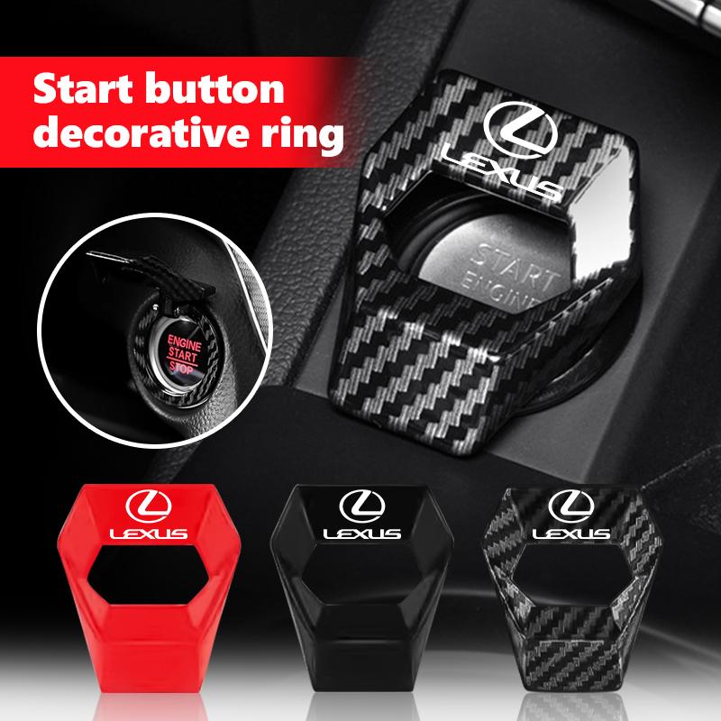 Car Engine Start Stop Switch Button Cover Decorative Ring Protection For Lexus RX350 IS250 IS200 GS300 LX570 RC350 UX250h ES350