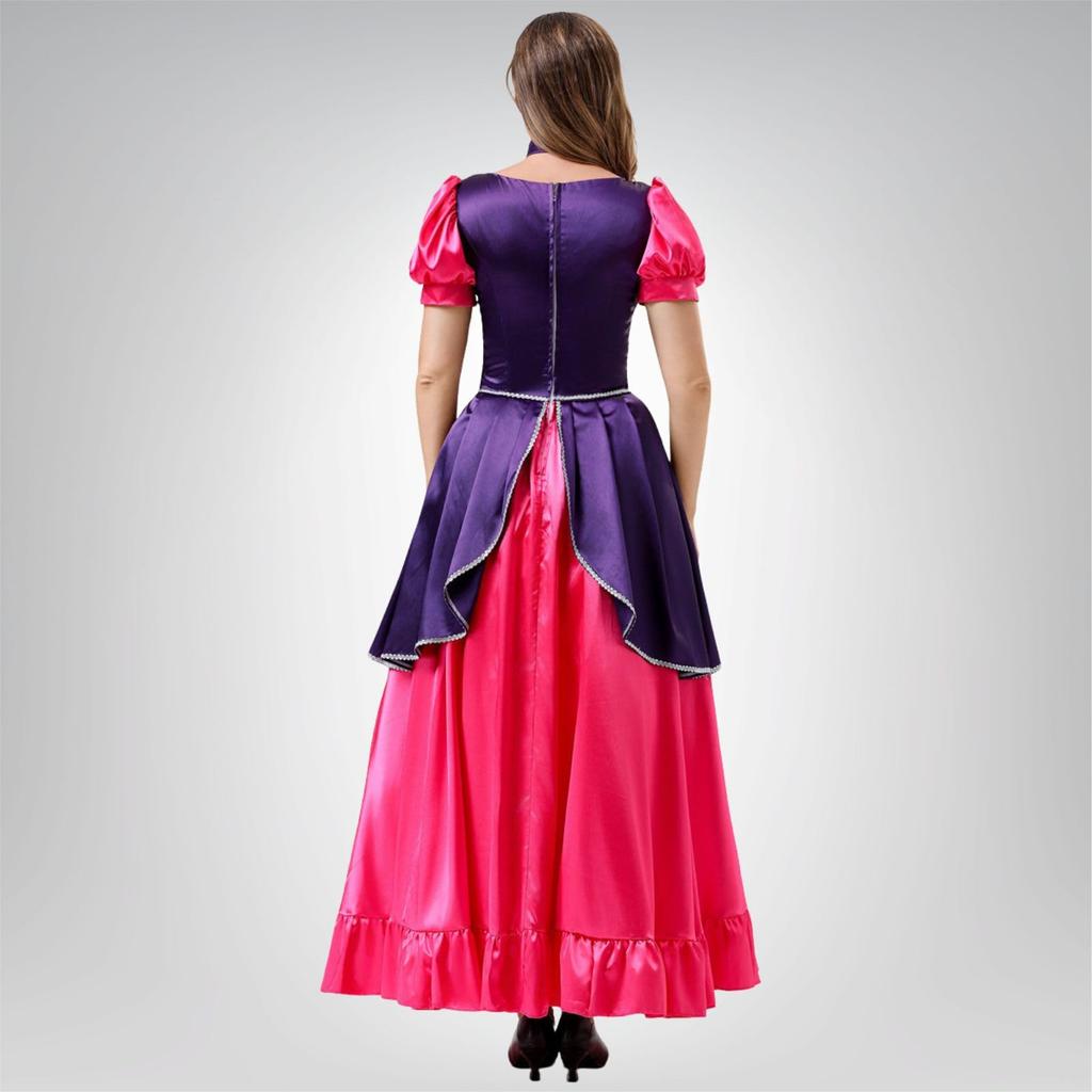 Halloween Cosplay and Lady Tremaine Dresses for Kids and Adults Size [Milky Time] Cinderella, Drizella, Anastasia, (Anastasia, Adult, L)