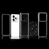For TECNO Pova 6 Pro 5G LI9/Pova 6 5G Case Precise Cutouts Acrylic TPU Clear Phone Cover with Laser-printed Film