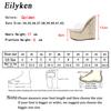 Eilyken PVC Transparent Platform Wedges Slippers Summer Peep Toe Shoes Woman Sexy Super High Mules Pumps Sandals