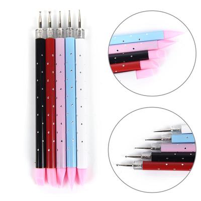 Double Different Head Dotting Pen Nail Dotting Tool Tips Bead Picker Wax Pencil