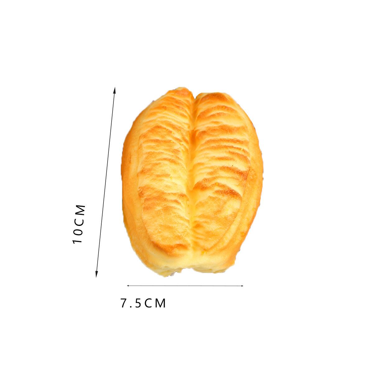 

PU Soft Slow Rebound With Fragrance Simulation Bread Toast Egg Tart Toy Model Home Decoration Squeeze Food Stress Relief Toys