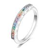 Size 6 -9 Inch Authentic 925 Silver Women Stackable Ring Girl 'S Luxury Wedding Finger Rings