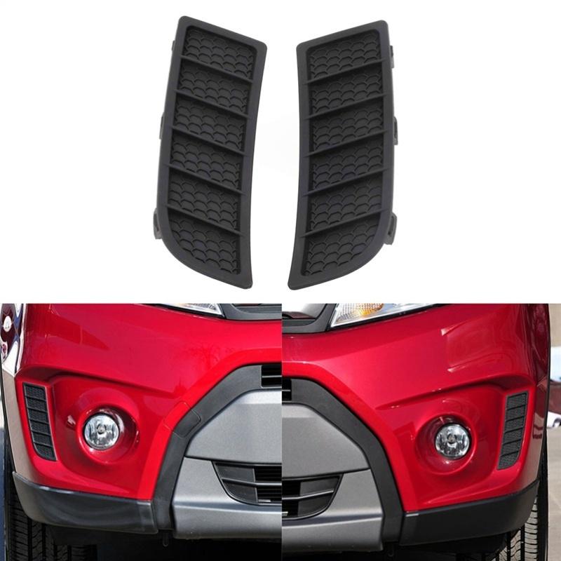 Vitara 2014-2018 Car Front Bumper DRL Daytime Running Light Lampshade Decorative Grille Frame Cover Material Plastic