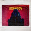 The Weeknd Art d'album Starboy Dépêche-toi Demain Couverture Couverture en Flanelle Couvertures Jetées pour Literie canapé Couette Ultra-Douce pour Chambre