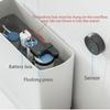 Toilet Automatic Flush Sensor Touchless Toilet Flush Button Intelligent Automatic Toilet Flushing Button On-Touch Drain Switch