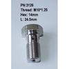 Stainless Steel Single Double Banjo Bolt M10x1 M10x1.25 For Brake Clutch Master Cylinder Caliper Pump