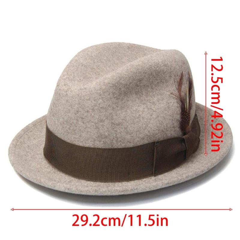 Adult Trilby Hat Comfortable French Style Ribbon Hat Band Hat Adult Festival Party Festival Formal Gathering Fedoras Hat