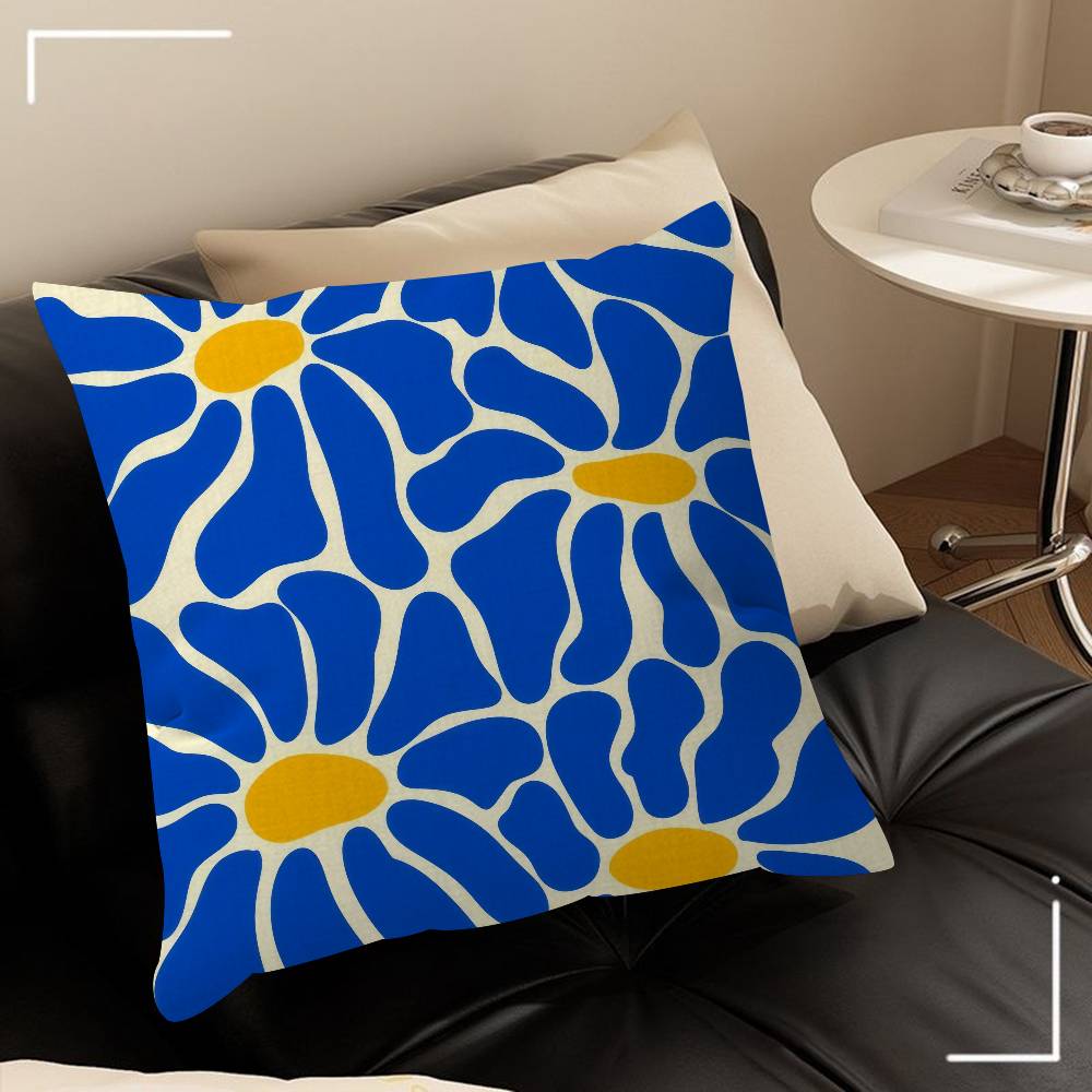 Art Abstract Geometric Maple Design Cushion Cover Happy Autumn Harvest Decor Holiday Decorati Pillow Cover
