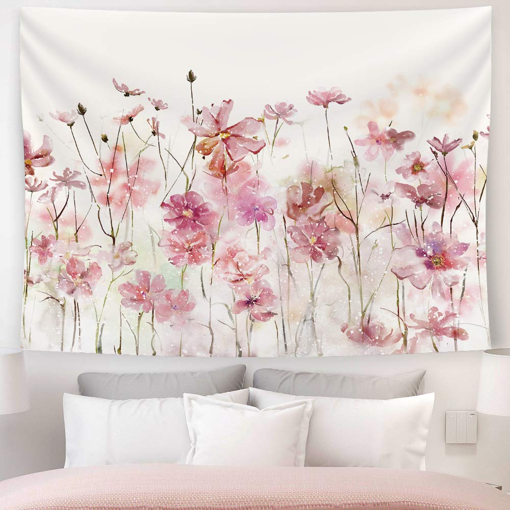 Jungle Flowers Birds Tapestry Deep Color Natural Plant Floral Tapestry Home Living Room Dorm Bedroom Aesthetics Decor Tapestries