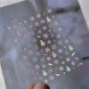 1PCS French Jelly Nail Stickers Dreamy Bubble Meteor Butterfly Star Moon Self Adhesive Stickers For Nail DIY Nail Art Decoration