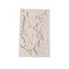 Large & Small 4-Hole Embossed Silicone Mold for Cake & Fondant - European Retro Platinum Mirror Frame Design