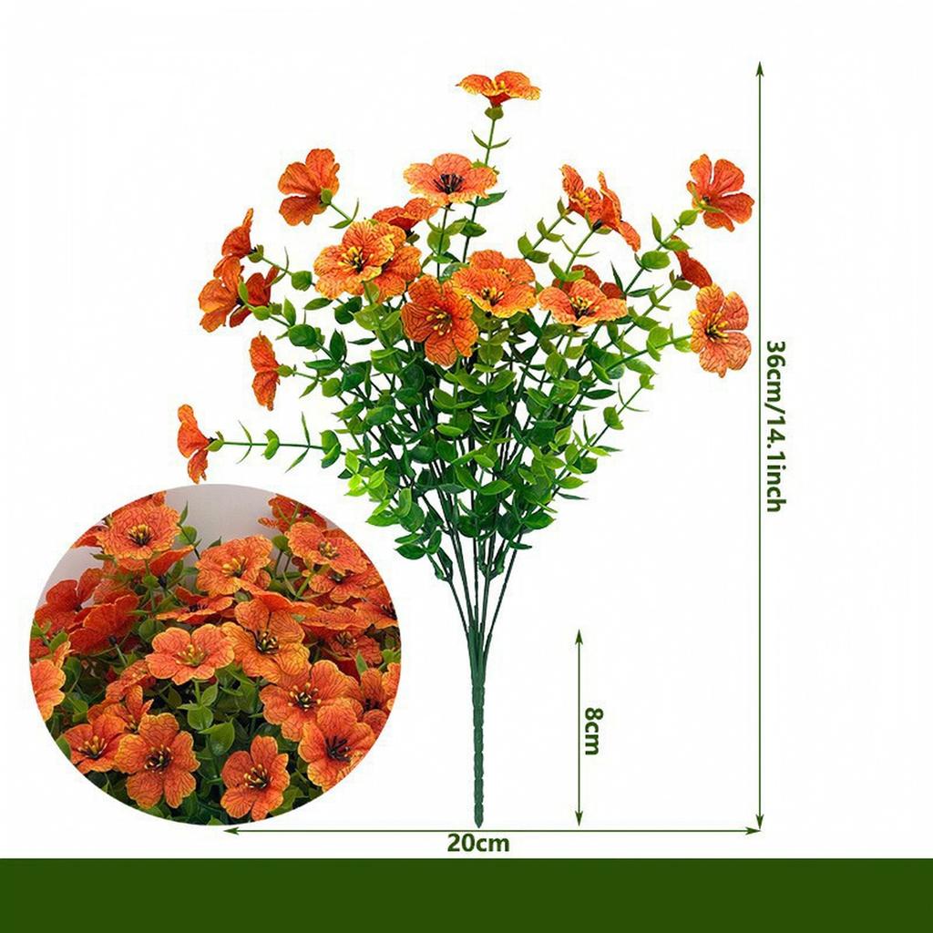 Pequeño Ramo Artificial y de Rosas con Flores de Seda y Plástico para Decoración del Hogar