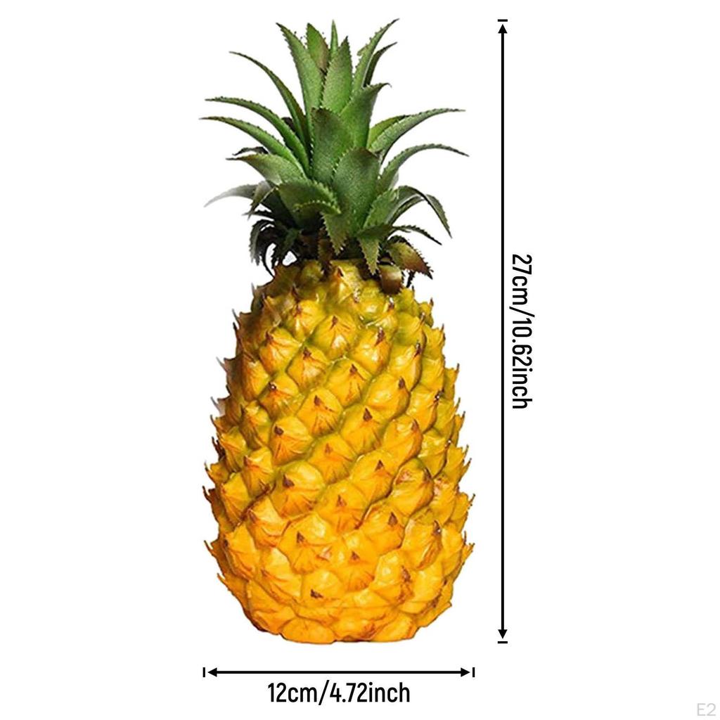 Artificial Pineapple Figurine Fruit Decorative Crafts for Children Education Bedroom