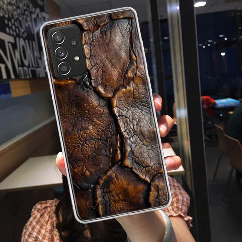 Crocodile Skin Phone Case for Samsung A54 A57 A37 A17 A14 A15 A12 A24 A34 A55 A35 A25 A52S A07 A05S A04S A22 A32 A72 Galaxy Note