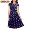 Fashion Summer Spring Short Sleeve O-Neck Casual Dresses