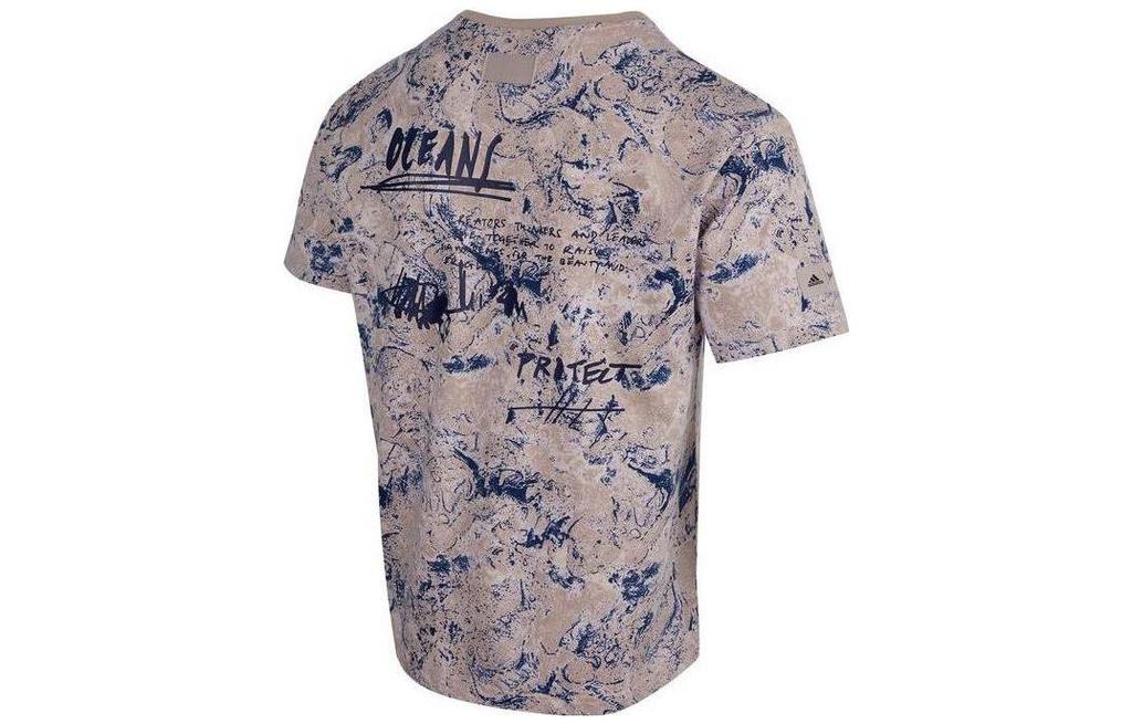 Adidas T Shirt Unisex Pink Blue Rendering HR6976