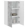 Wall Cabinet LUCCA Concrete Grey 60 x 31 x 100 cm Particleboard