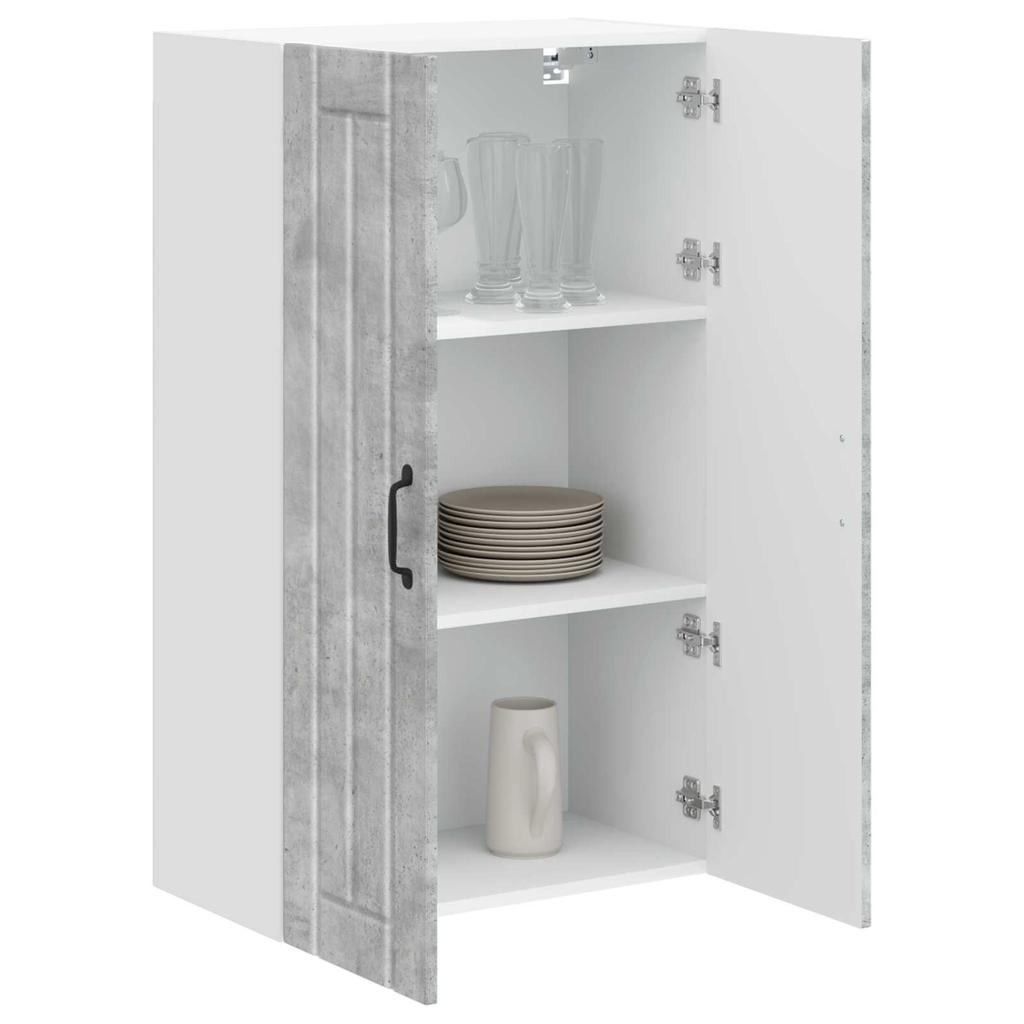 Wall Cabinet LUCCA Concrete Grey 60 x 31 x 100 cm Particleboard