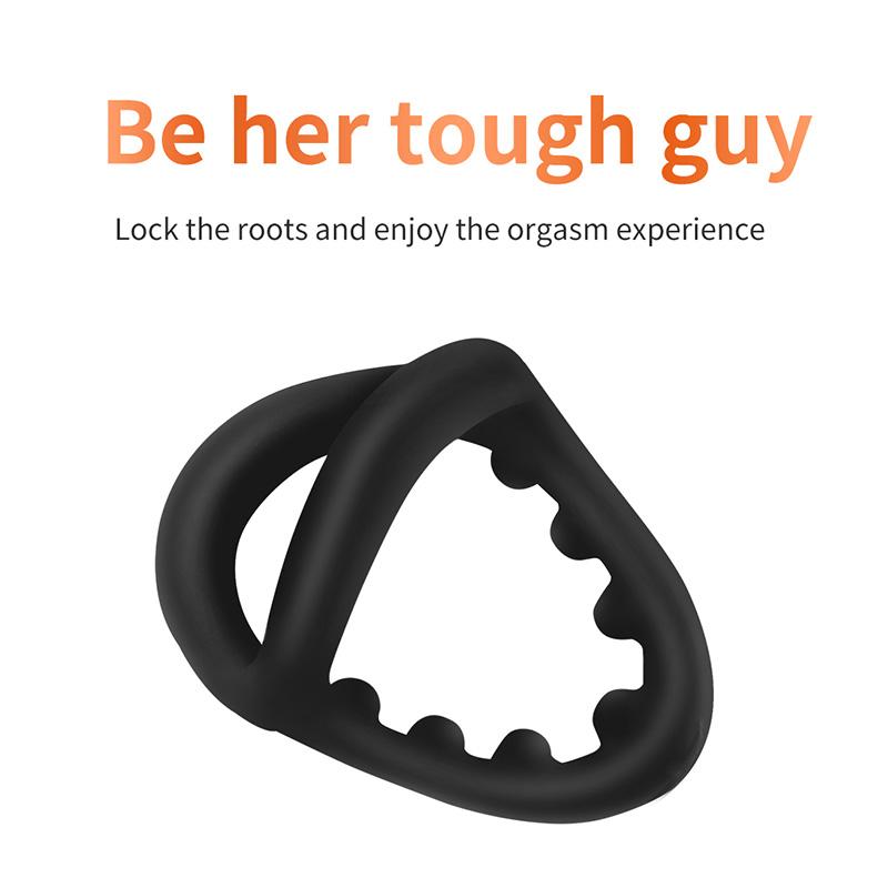 1pc Silicone Penis Cock Ring On For Men Delay Ejaculation Erection Sex Toys For Couple Sex Toy Penis Ring Man Dick Enlarger Ring