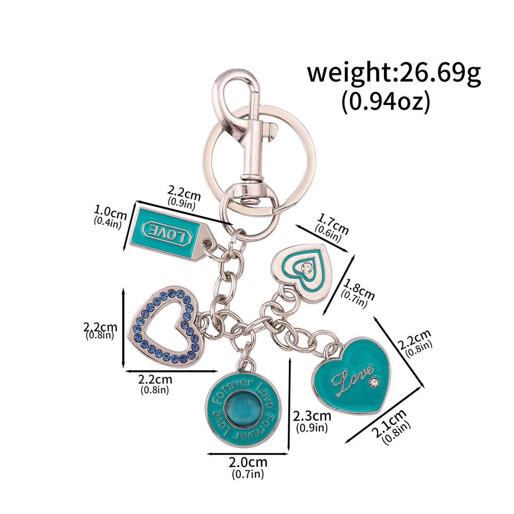 Rhinestone Dreamcatcher Keyring with Hollow Feather Pendant - Elegant Metal Gift