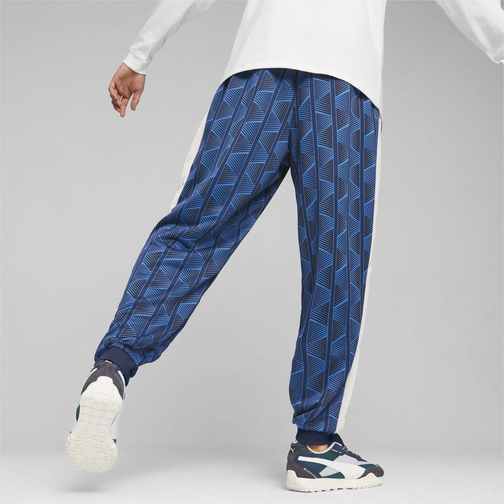 Puma T7 Letter Print Elastic Waist Loose Cuff Retro Sports Casual Pants Men Bottoms 621844-47