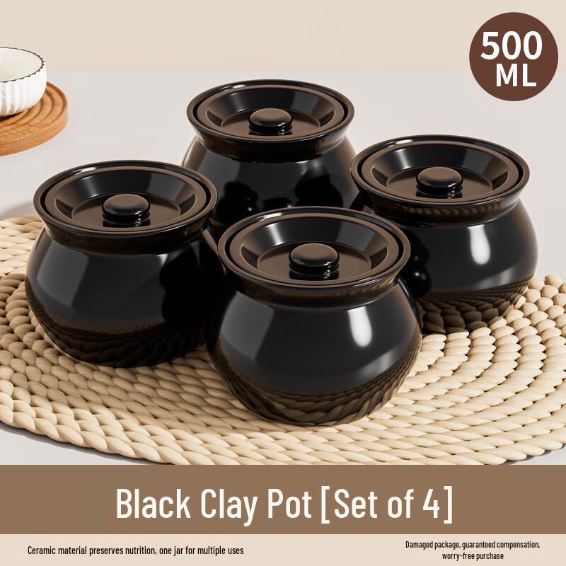 Ceramic Double Boiler Stew Pot