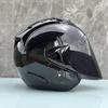 Ram5 Bright Black Half Helmet Men and Women Motorcycle Off-Road Summer Helmet Downhill Racing Mountain Cross Casco Capacete