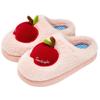 Apple Cotton Slippers 2025 Autumn and Winter New Indoor Home Fleece Warm Couple Thick-soled Plush Cotton Shoes