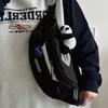 Korean Style Unisex Fashion Chest Bag Crossbody Waist Bag Messenger Bag Sportswear Shoulder Bag Casual Outdoor Bags Lovers Gift for Men and Women
