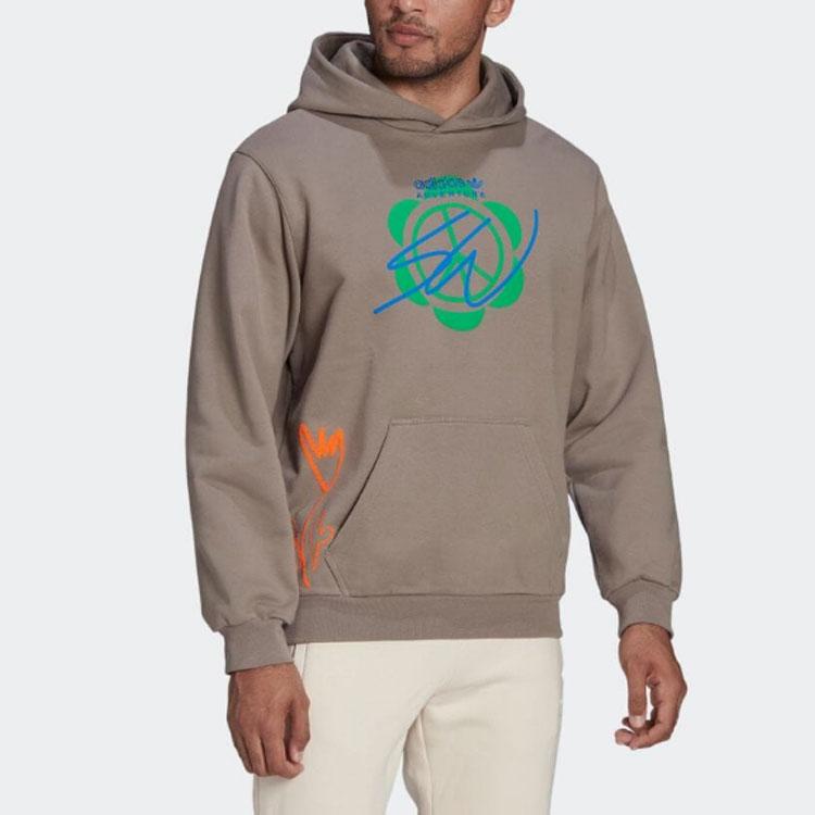 Adidas Sean Wotherspoon Superturf Hoodie Simple Brown Herren Streetwear HI3302