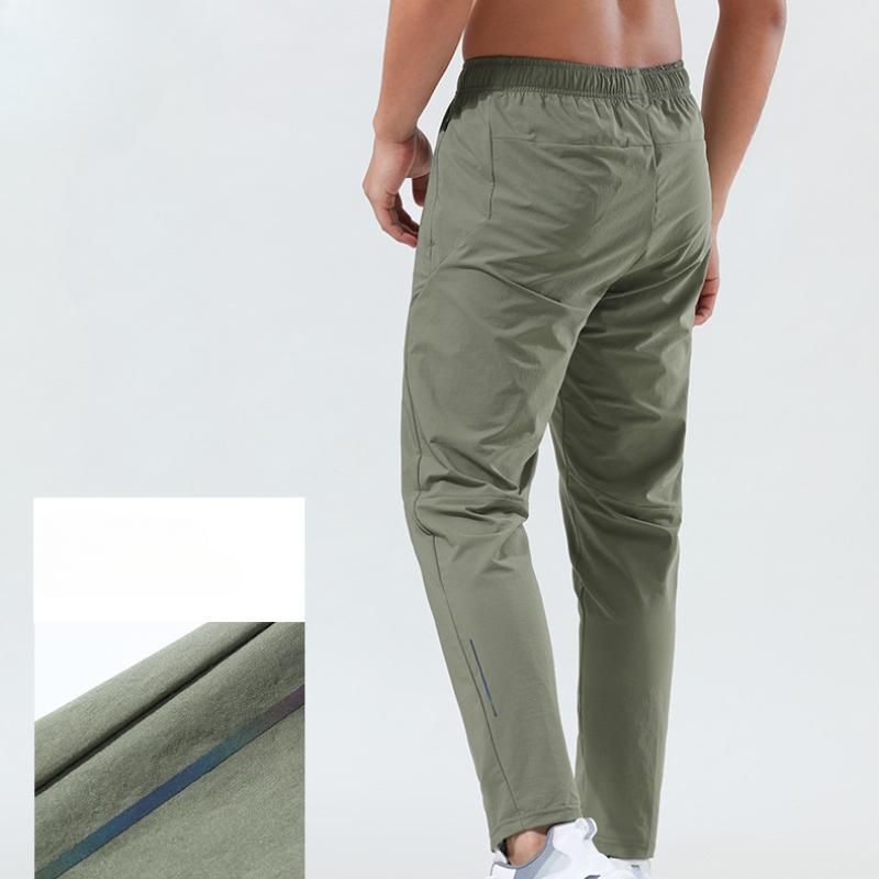Loose Fit Ice Silk Sporthose für Herren, Schnelltrocknende Laufhose für Outdoor-Fitnesstraining