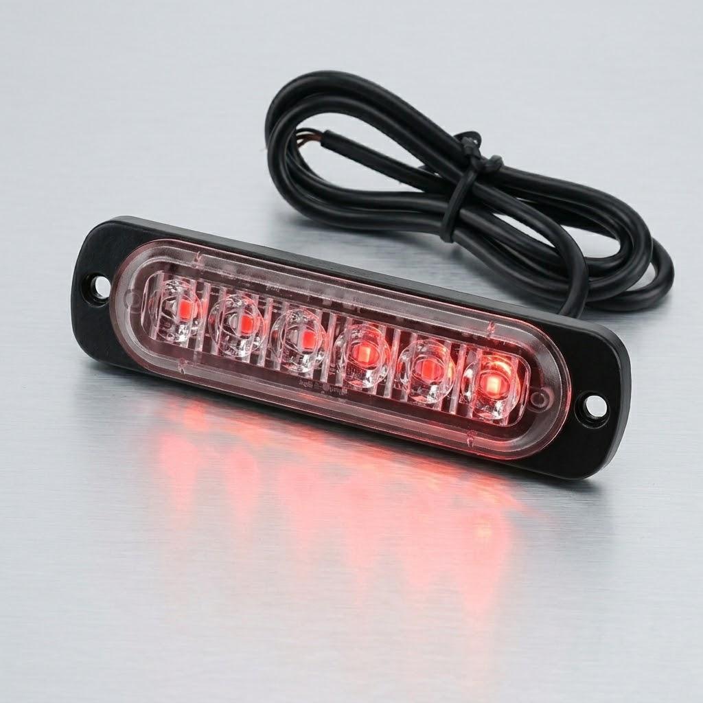 LED Bar Warning Strobe Light Emergency Flashing Signal Accessories for Trucks Motorcycles Cars