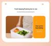 Japanese Double-Layer Vegetable Washing Basin with Lid: Kitchen Storage Basket for Food, Fruit, and Vegetables.