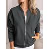 2025 Women's European & American Zip-Up Sport Jacket with Pockets