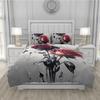 3D Floral Bedding Set Duvet/Quilt/Comforter Cover Sets Flower Bed Linen Red Rose Design Custom King Queen Full Size 260x240
