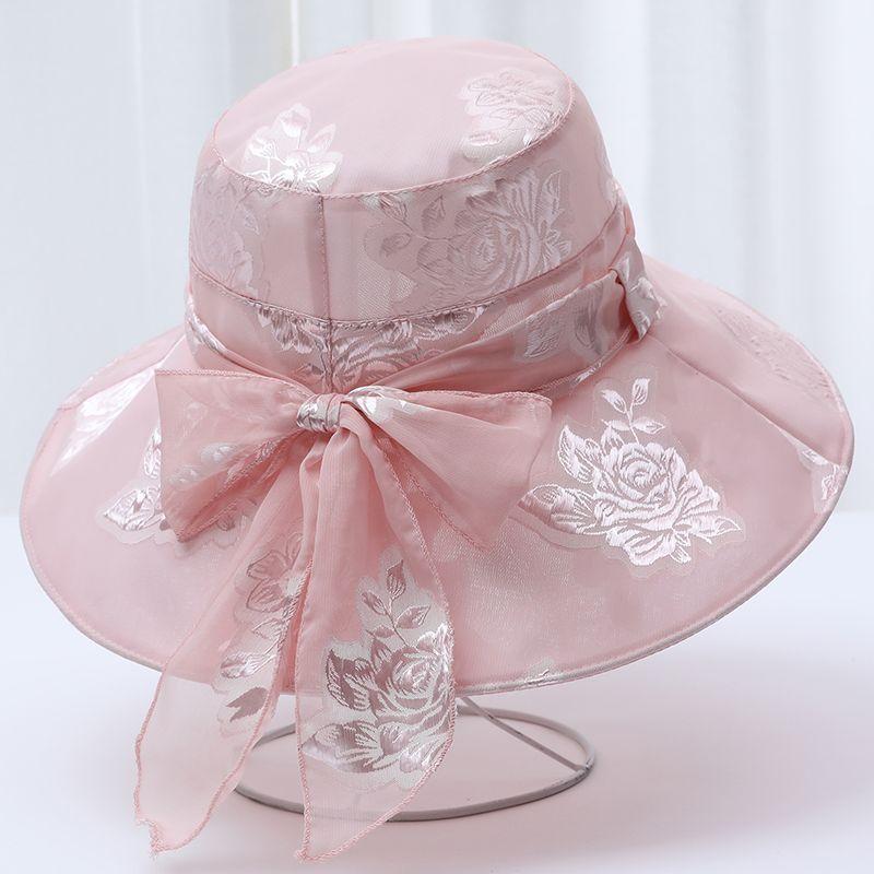 Middle Aged and Elderly Hat Women's Summer Sun Hat Fisherman Hat Old Sun Hat Middle-aged Beach Hat