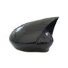 Pair Horn Side Wing Mirror Cover Caps For Fiat 500 500c 2007- Rearview Mirror Cover Shell Case Trim Add on Car Accessories