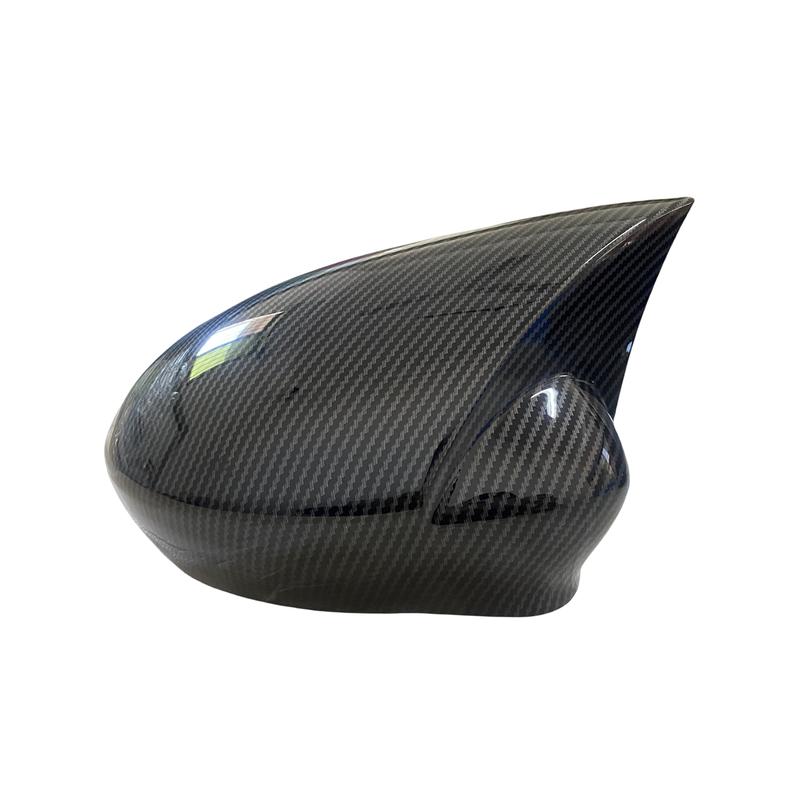 Pair Horn Side Wing Mirror Cover Caps For Fiat 500 500c 2007- Rearview Mirror Cover Shell Case Trim Add on Car Accessories