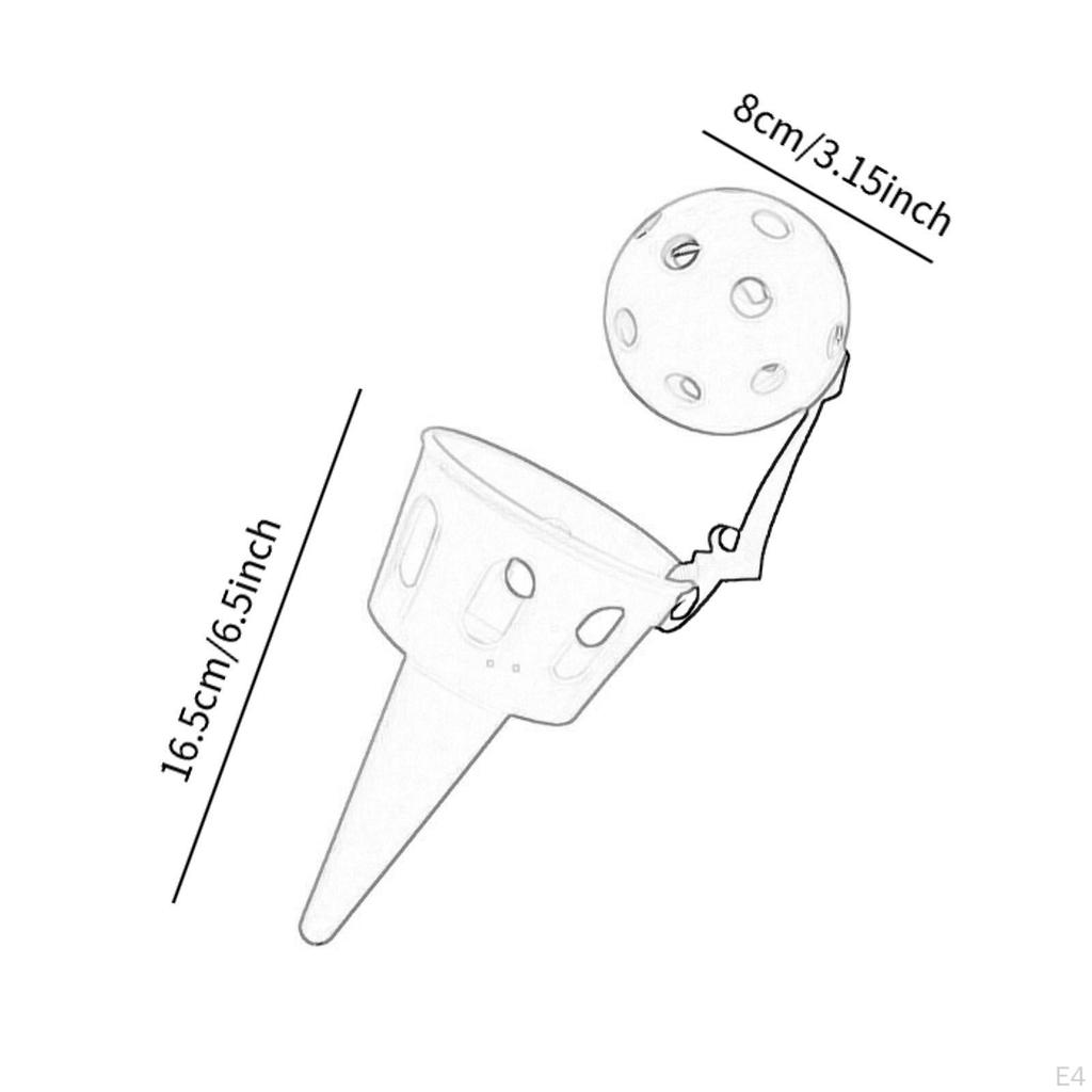 Ballfangspiel Gartenspielzeug Geschicklichkeit verbessern Tragbares Rasen Strandspielzeug für Kinder Jungen