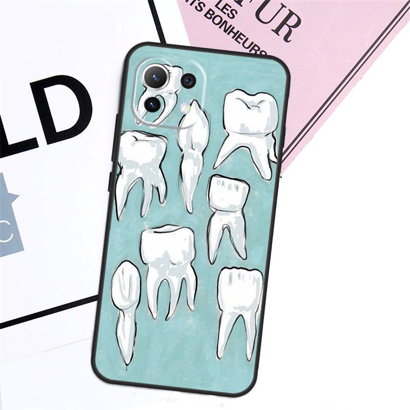 Dentist Tooth Case For Xiaomi 17 Ultra 14 15 13T 14T 15T Pro POCO F8 Ultra X3 X5 X6 F5 F6 F7 X7 Pro Cover