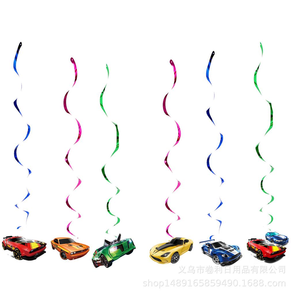 Hot Wheels Hot Wheels Theme Party Supplies Birthday Decorations Tableware Supplies Banner Tissue Tablecloth