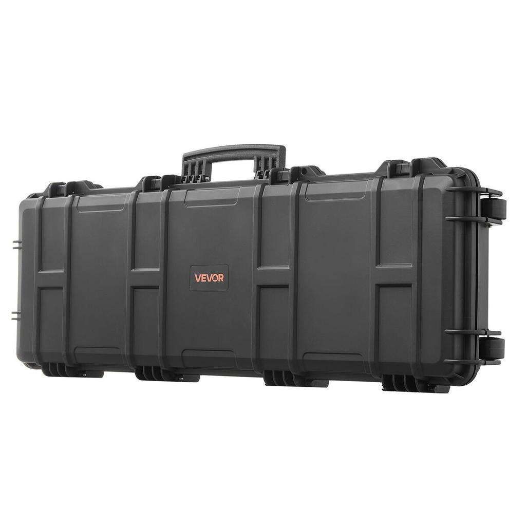 Hard Rifle Case, Lockable Rifle Case with Pre-cut Foams, 1016 Mm Gun Storage with Wheels, IP67 Waterproof & Dustproof Movable Large Pistol Storage for