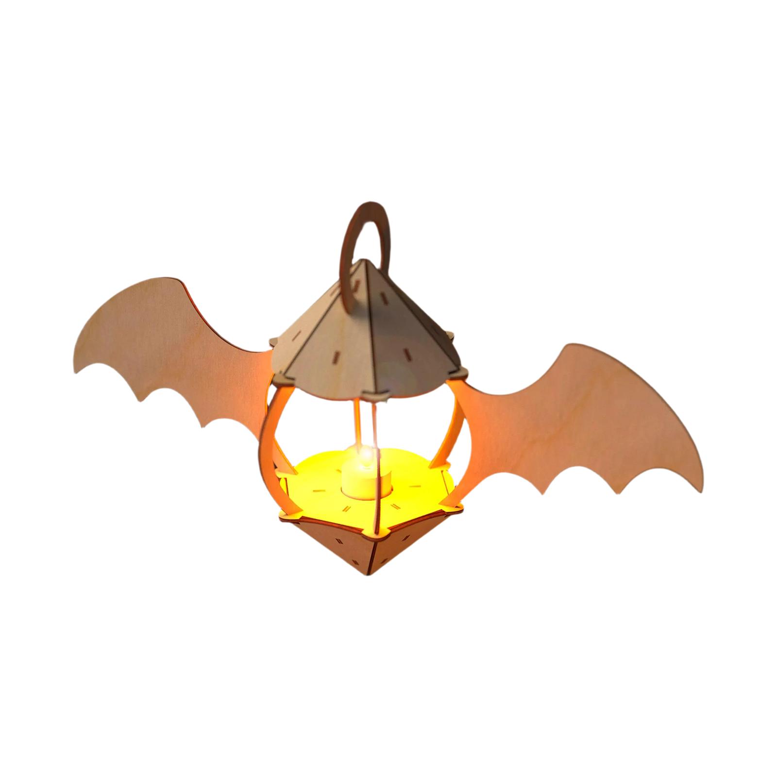 

Деревянные поделки Хэллоуин Подвесной абажур Креативные украшения Хэллоуин One Size