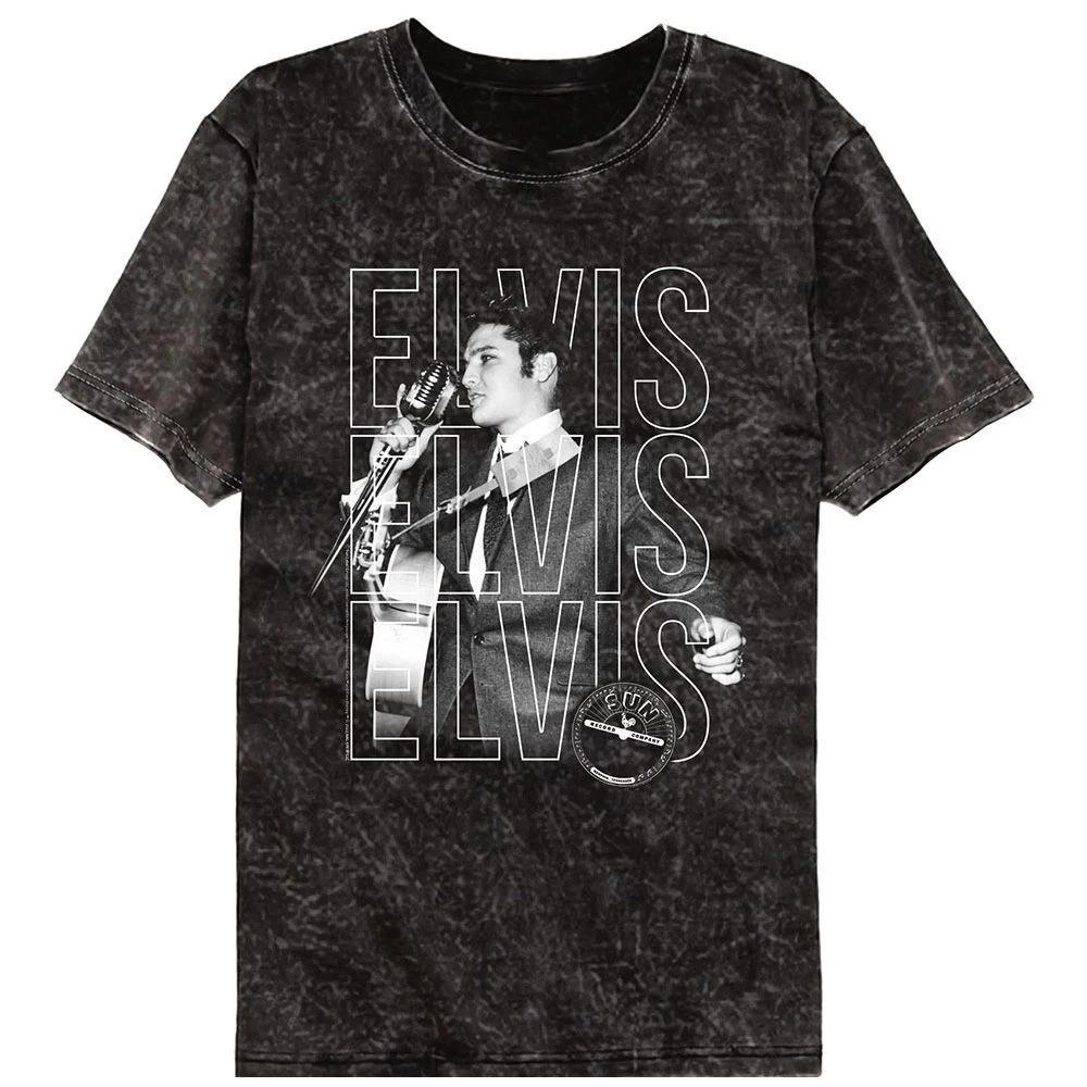 Sun Records Elvis Repeat Colortone Mineral Wash Music  Children s T-shirt 150