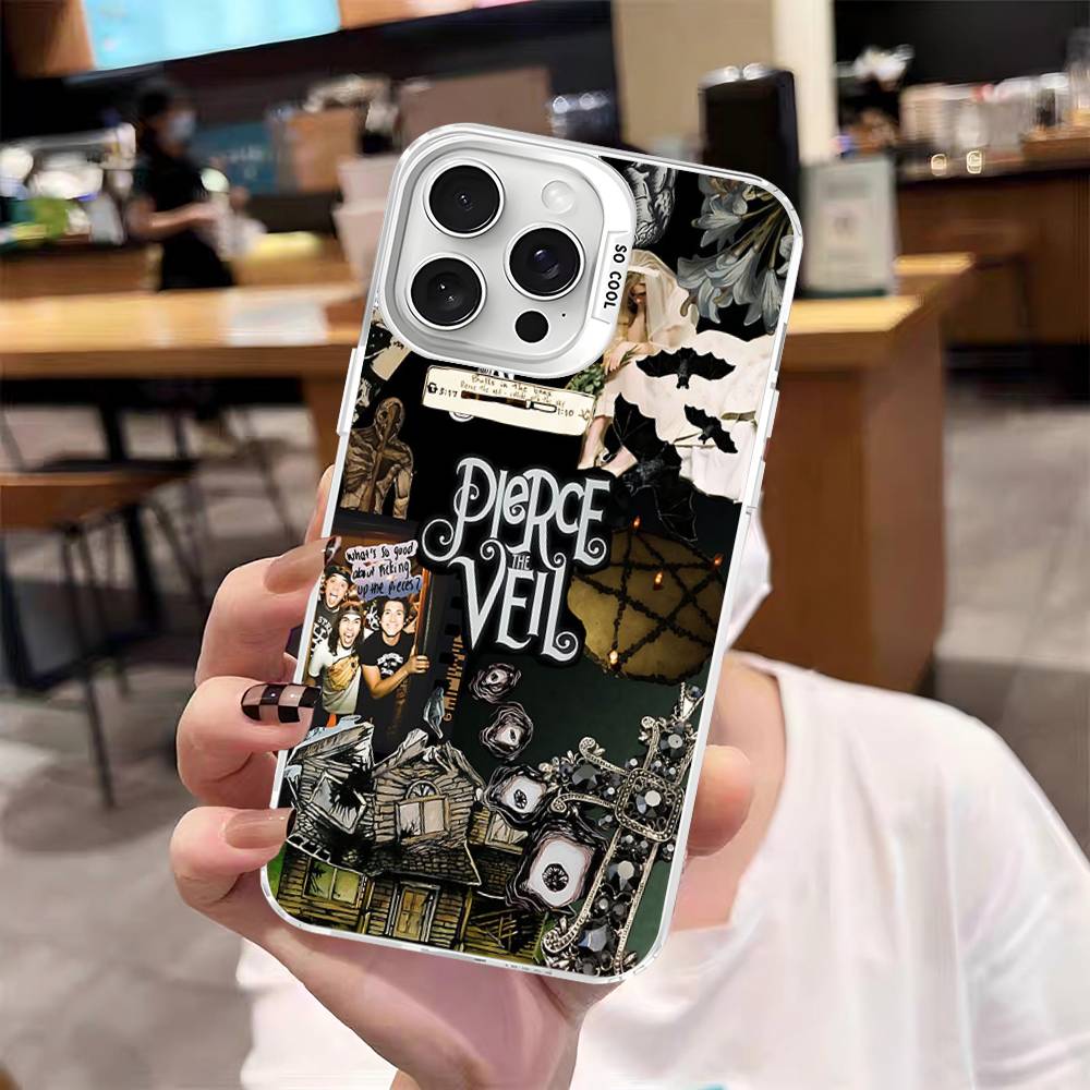 Classic Band P-Pierce T-The V-Veil Phone Case For IPhone 16 15 14 13 12 11 17 Pro MAX Plus Pro Matte Shockproof Cover