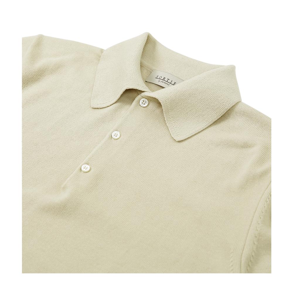 Solti 14Gg Polo Collar Knit (Beige)