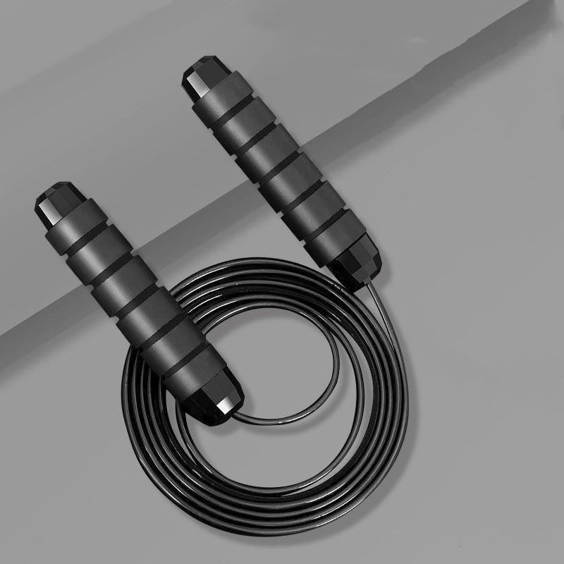 

Прыжки со скакалкой, весовая нагрузка для женщин и мужчин, спортивное оборудование для взрослых для похудения чёрный