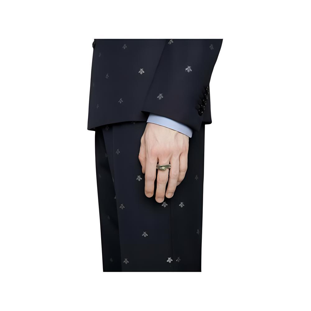 GUCCI Garden Snake Ring (Unisex) Rings 577294 J8400 0811